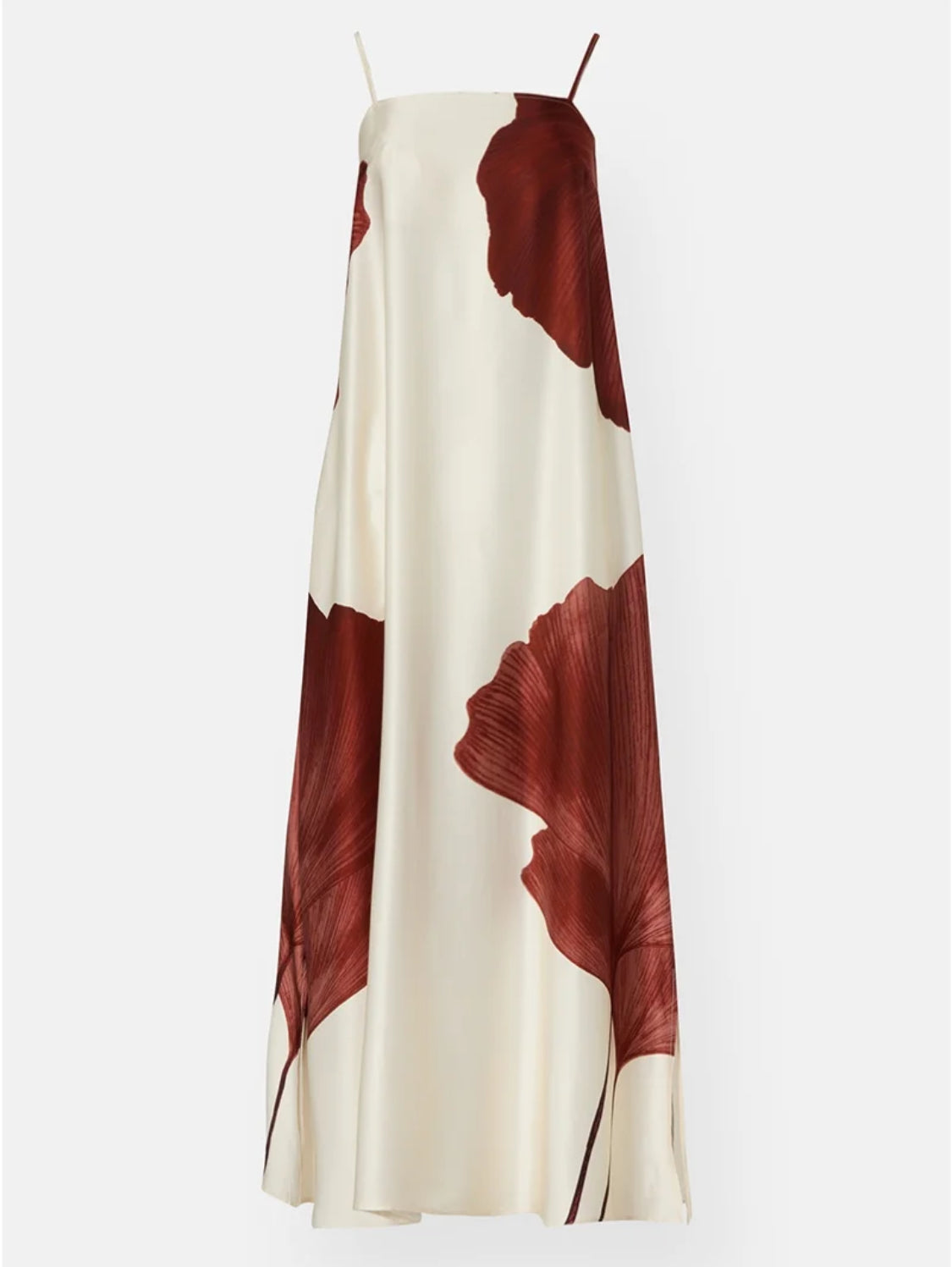 ANON LEAF LONGDRESS  A76SD085