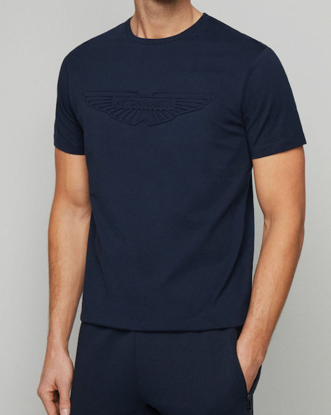 HACKETT CLASSIC FIT CLUB EMBOSSED T-SHIRT HM500872
