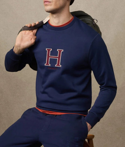HACKETT MAN H LOGO CREW-NECK SWEAT HM5800020