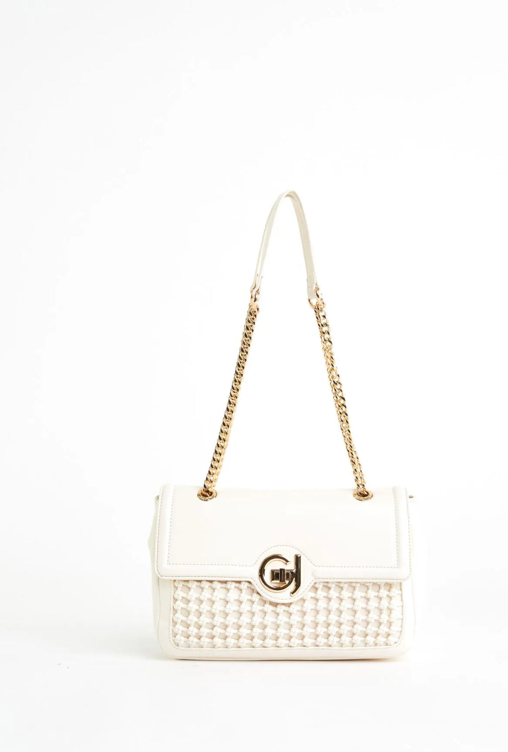 GAUDI SHOULDER BAG WOVEN DETAIL