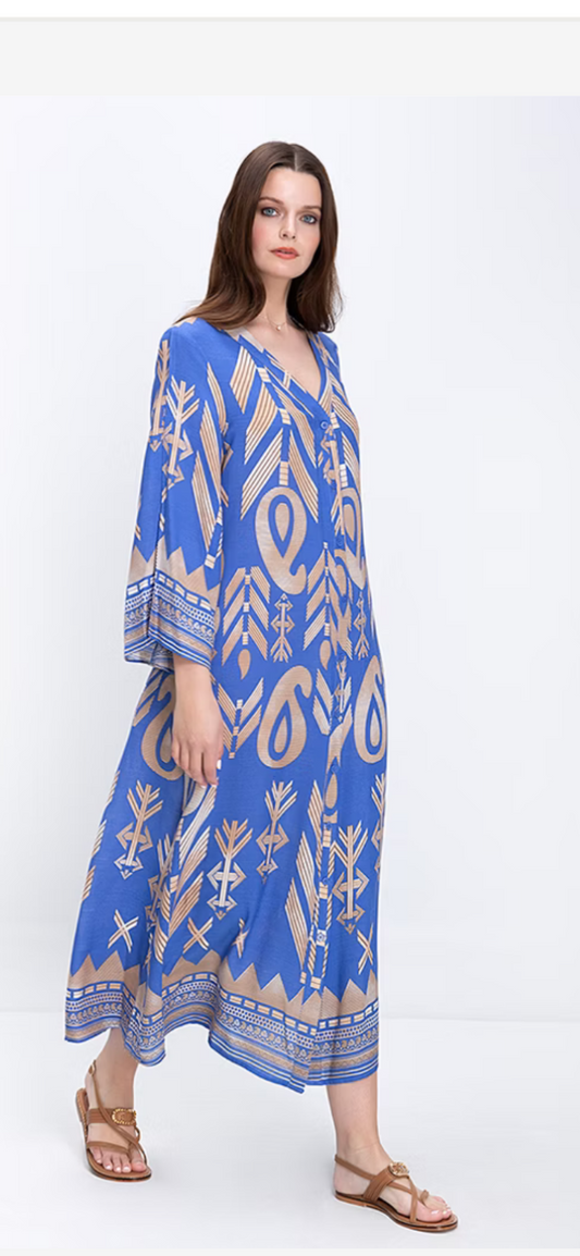 ANONYME SANTORINI LONGDRESS A26SD029
