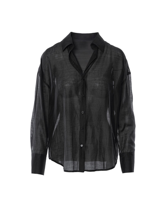 ANONYME TENCEL SHIRT BLACK