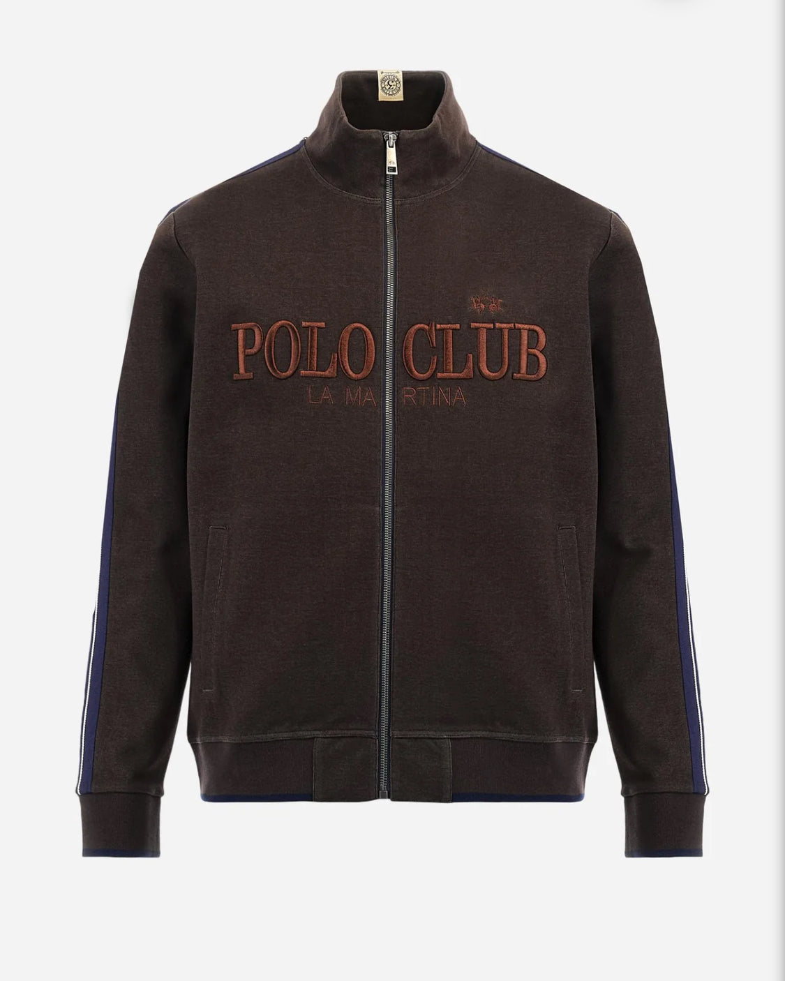 LA MARTINA MAN FULL ZIPSWEATSHIRT BICOLO MBF005