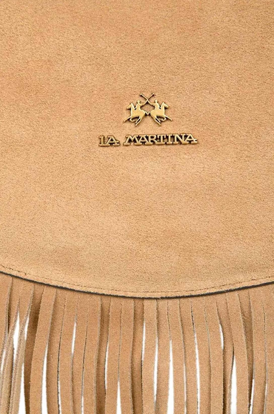LA MARTINA WOMAN LUNA HOBO SUEDE FRINGE WCA020