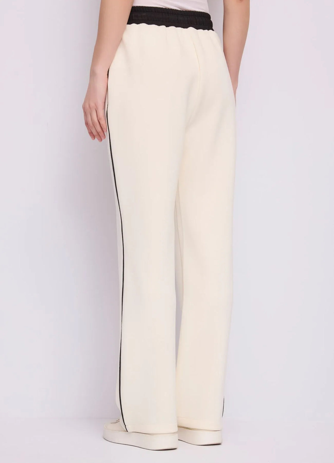GAUDI White women’s jogging trousers with drawstring 621BD24002