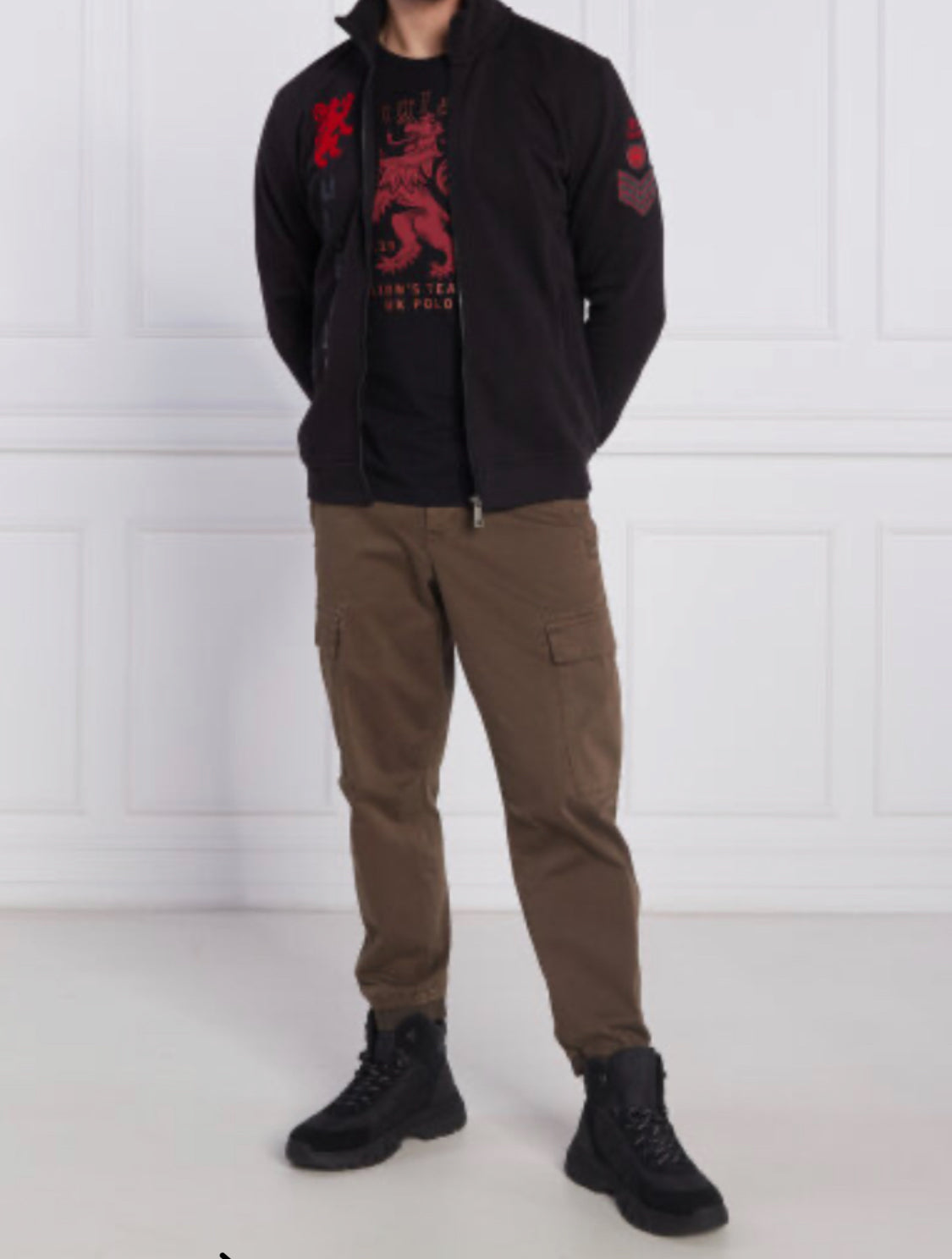 LA MARTINA MAN FULL ZIP CARDIGAN 50%