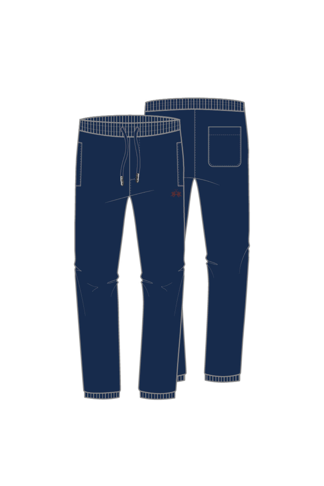 LA MARTINA MAN TROUSER BRUSED FLEECE MBT005