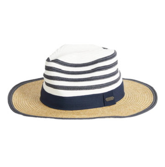 BARBOUR WOMEN’S kenmore Fedora in Navy/White/ecru