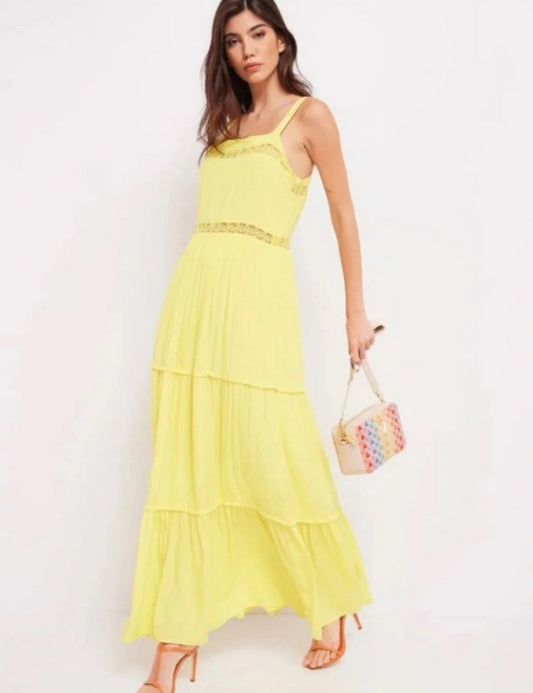 GAUDI WOMAN LONG DRESS YELLOW 411BD15010