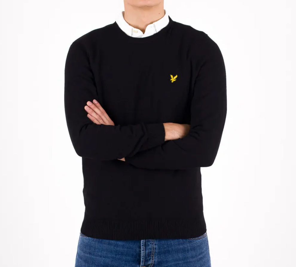 LYLE & Scott cotton merino crew jumper KN400VC