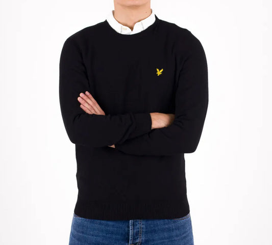 LYLE & Scott cotton merino crew jumper KN400VC