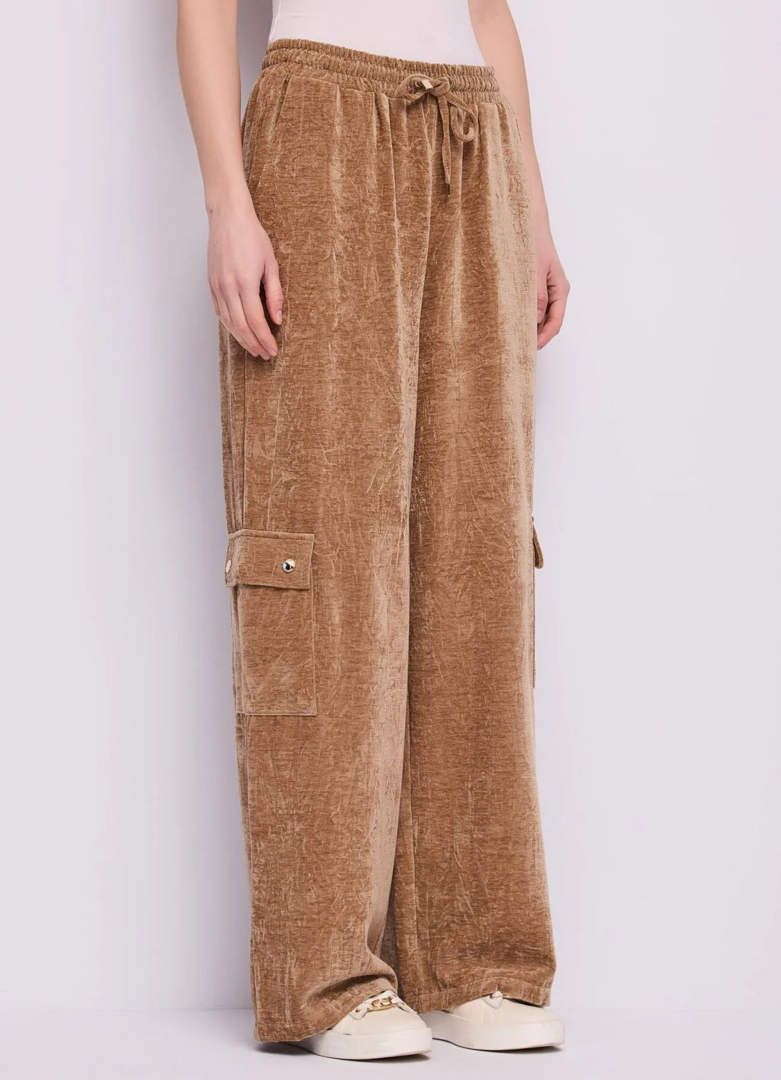 GAUDI Women’s cargo trousers with drawstring 621BD25030