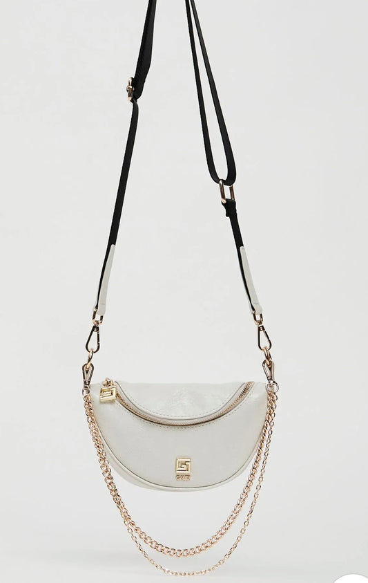 Gaudi ICE crossbody bag with chains 12492