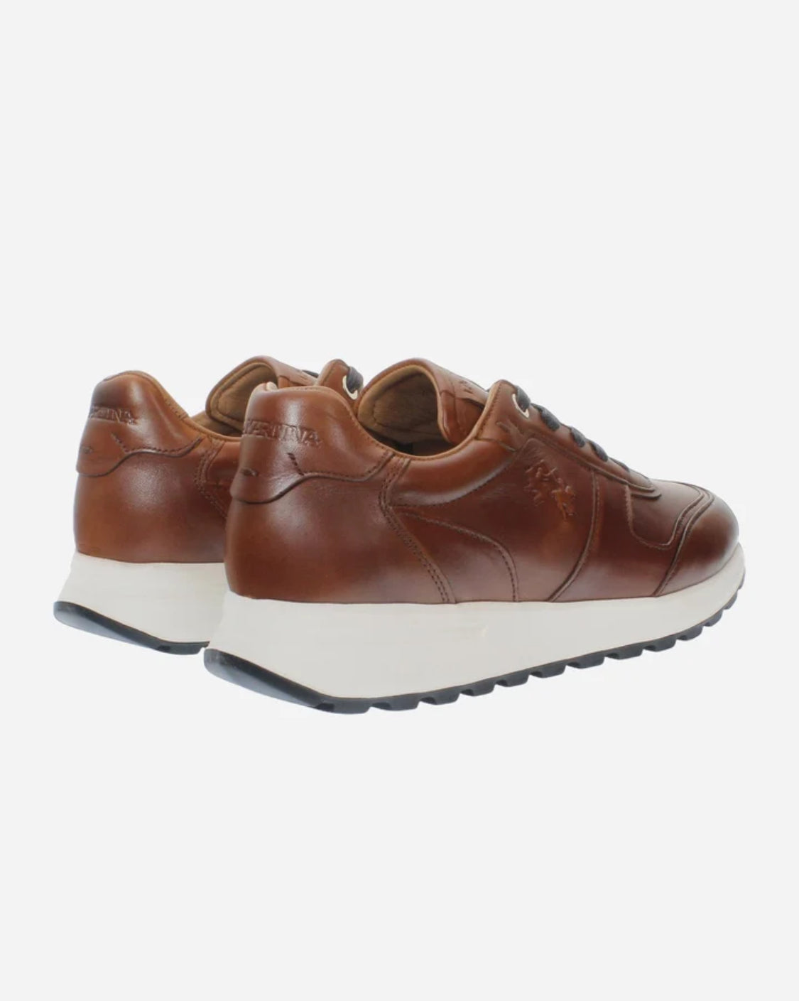 LA MARTINA Men's leather sneakers - Brim