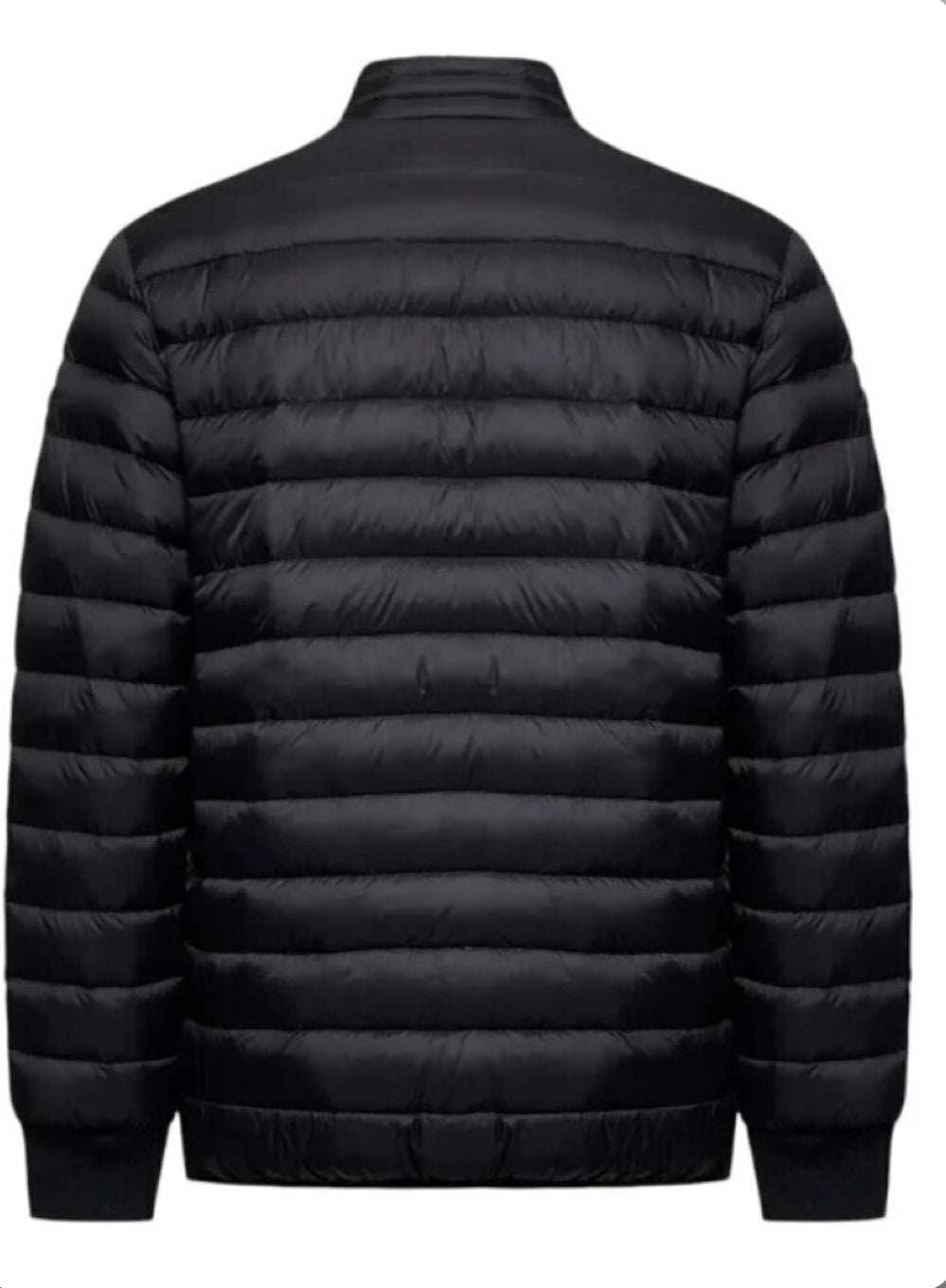Richmond X Feather down jacket with front pockets  with cemeira, long sleeves with cuffs and high collar UMA25154PI