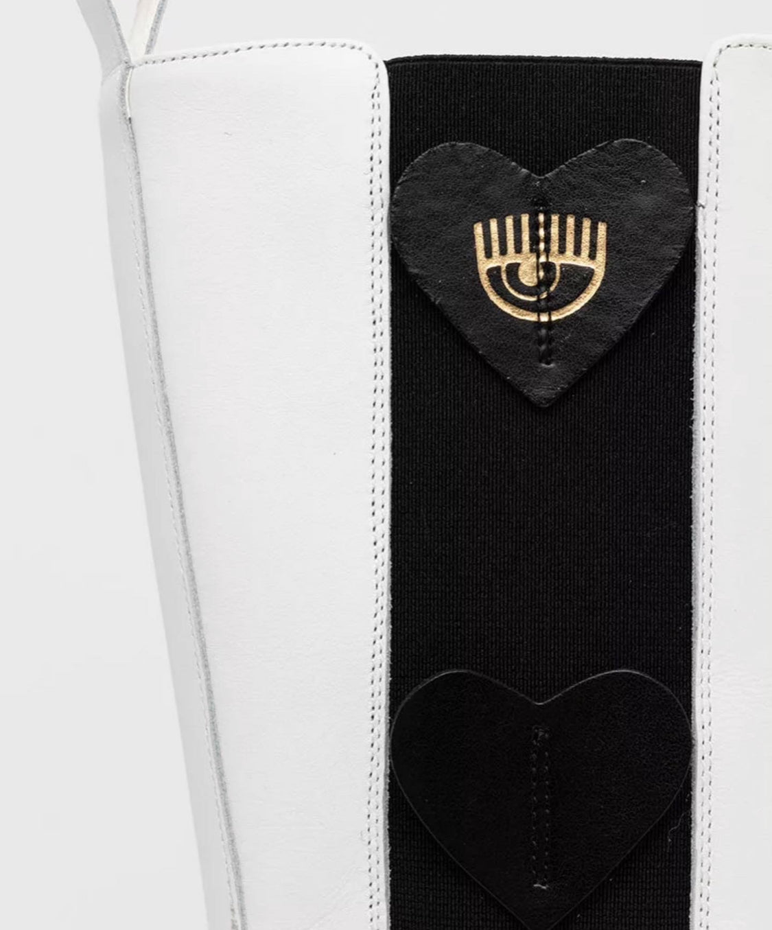 CHIARA FERRAGNI WHITE BOOTS 64%