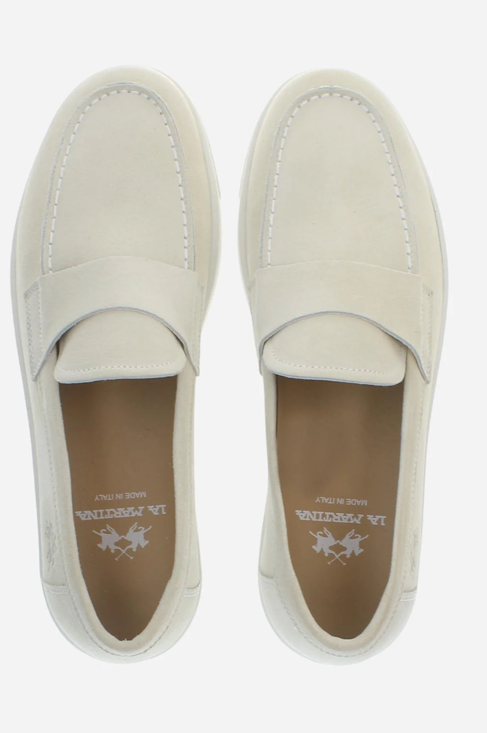 LA MARTINA Men’s suede loafers with EVA sole - Velvet LFM261.101.1QO.1A