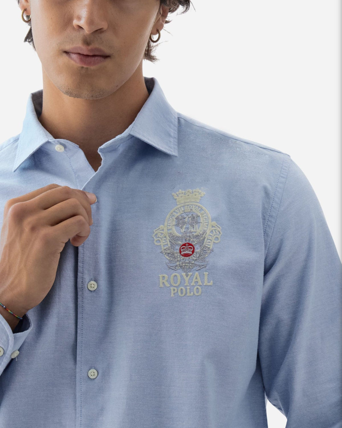 LA MARTINA Men’s oxford stretch shirt Guards