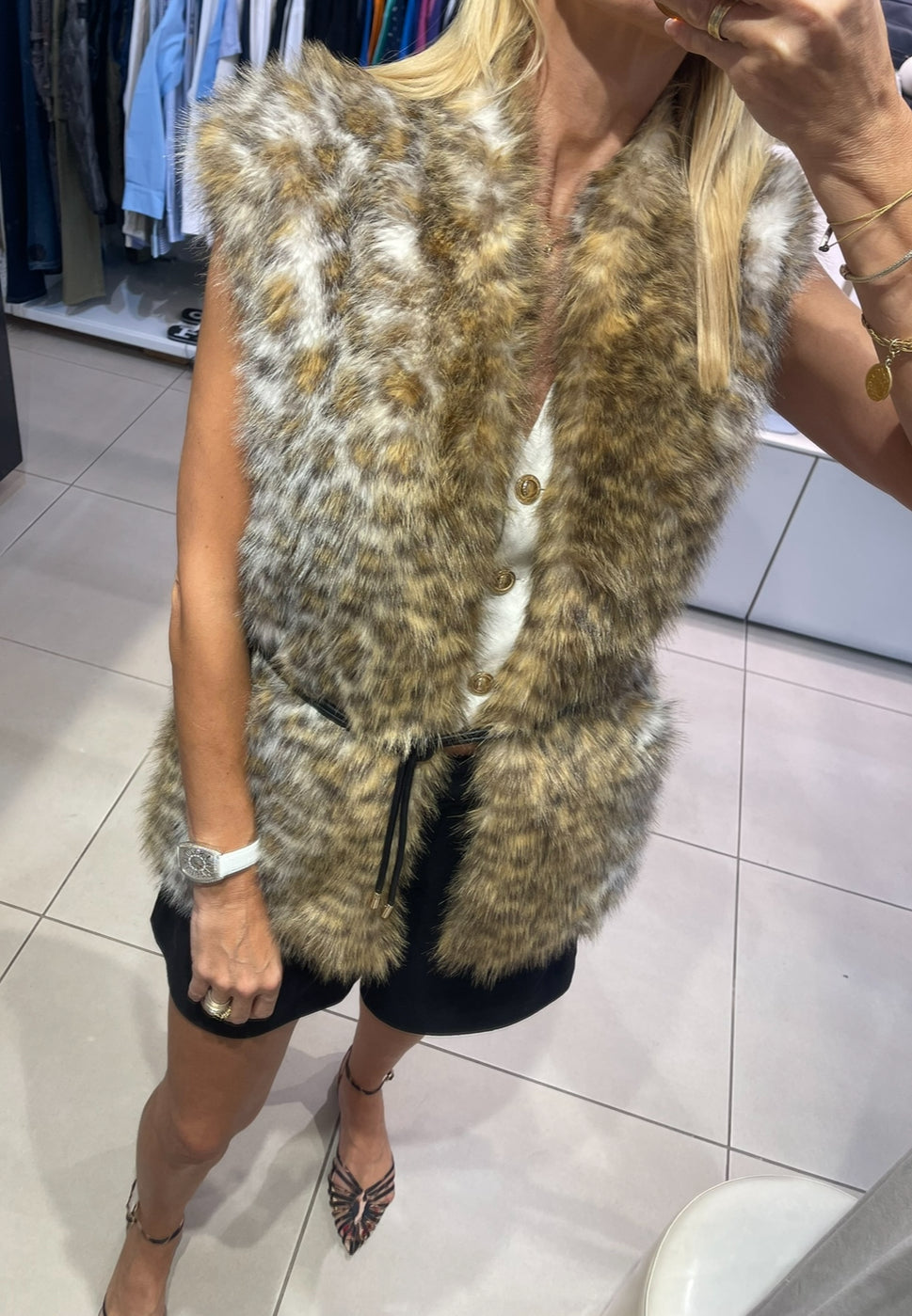 ANONYME FUR GILET P36FC250-Y