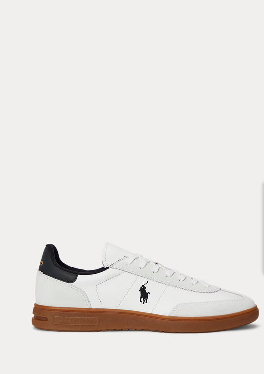 RALPH LAUREN Bedford Leather-Suede Trainer  men-woman-children