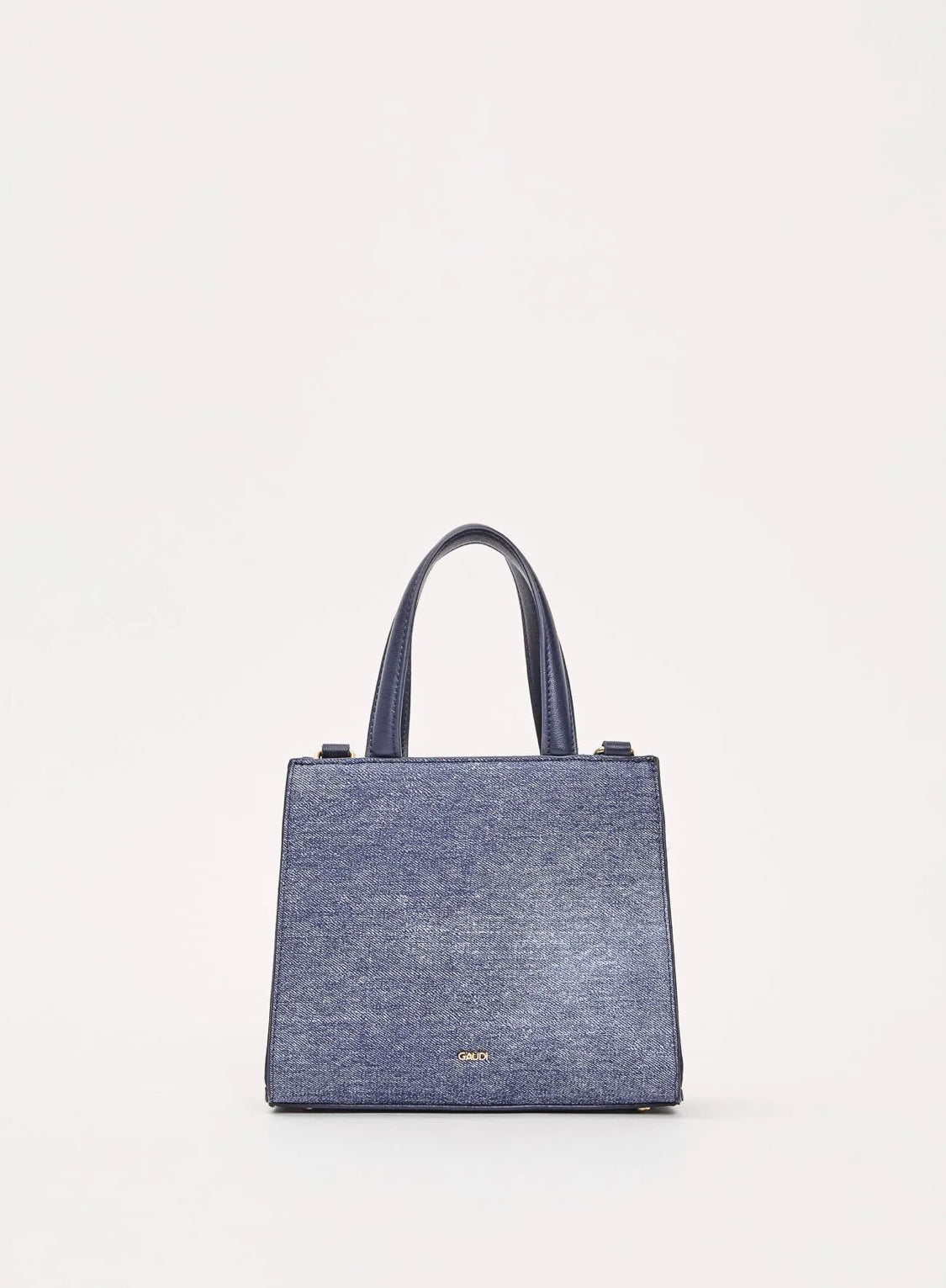 GAUDI Denim-effect shopping bag with shoulder strap V6AE-12741