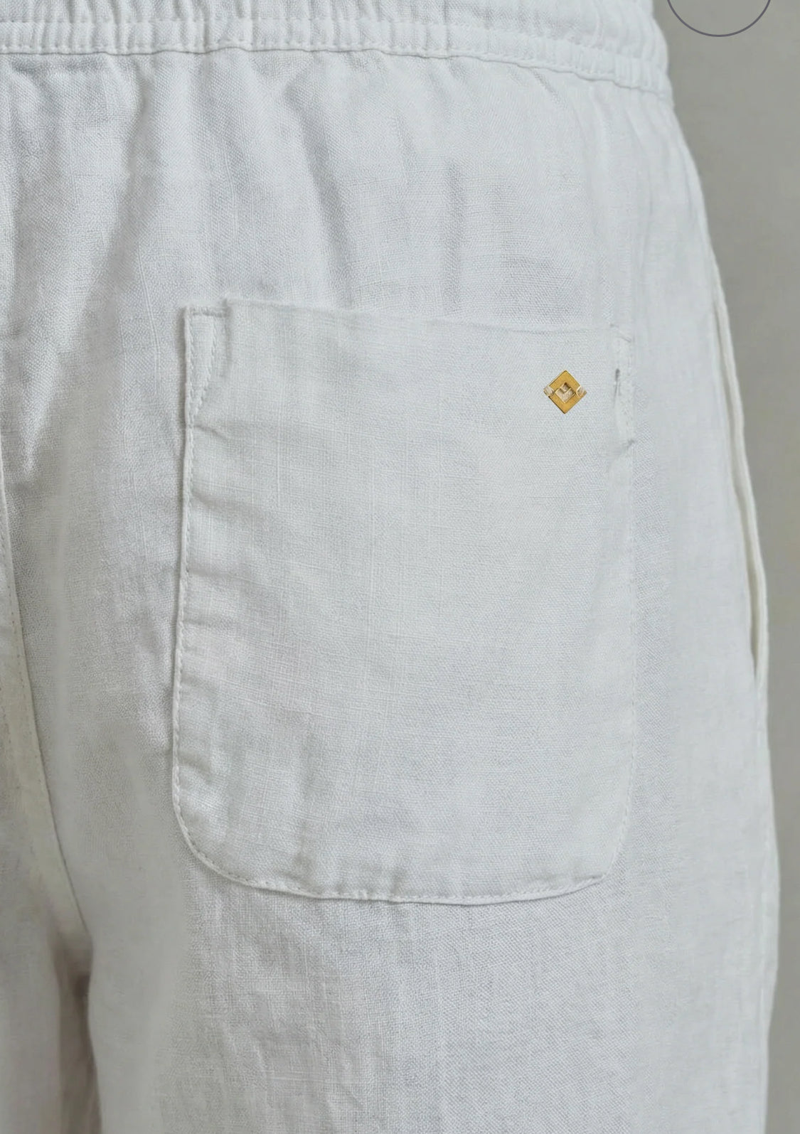 Rivieras PORTO
White linen Pants with Drawstring