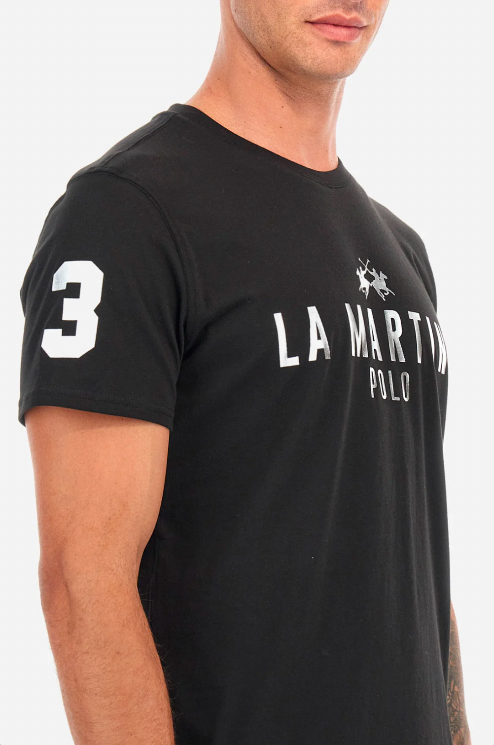 LA MARTINA MAN T-SHIRT REGULAR FIT COTTON ZMR322
