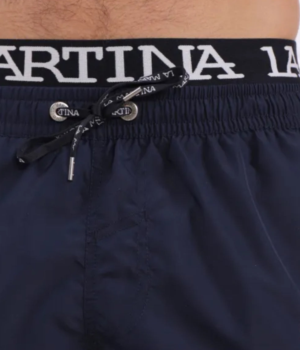 La Martina Swimming Suit White VMM300