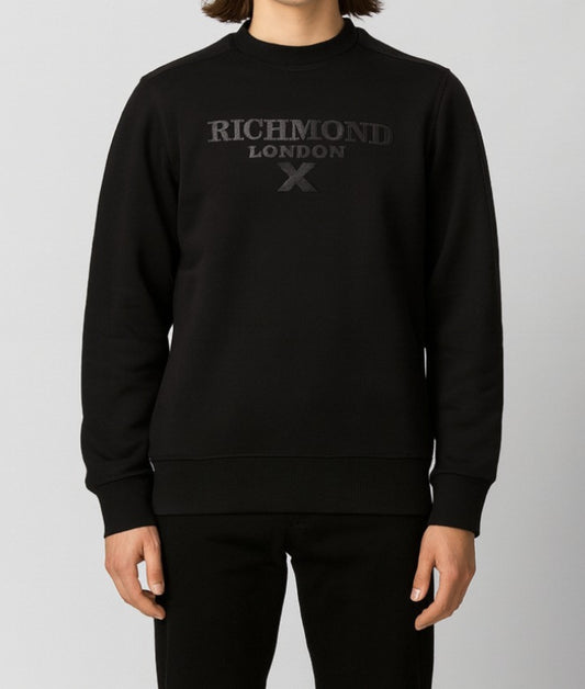 John Richmond X Logo-embroidered sweatshirt UMA25067FE