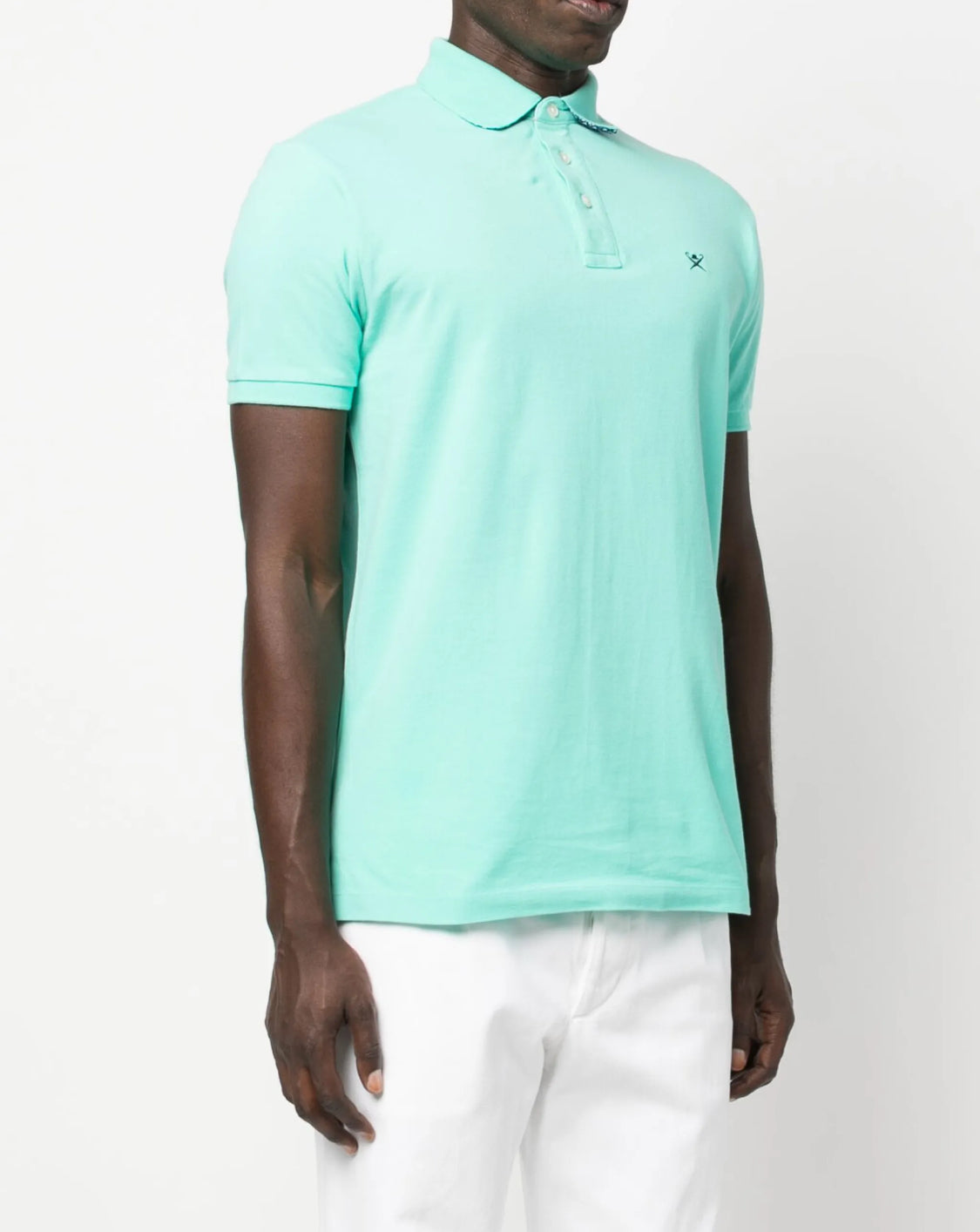 Hackett Swim Trim Polo T-Shirt White HM563134 classic  fit
