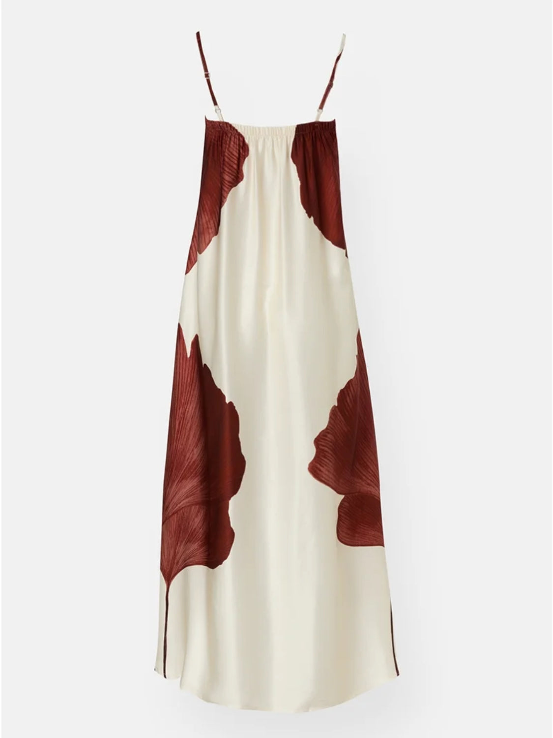 ANON LEAF LONGDRESS  A76SD085