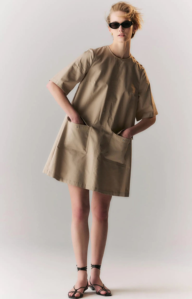 BARBOUR LUNA COTTON SWING MINIDRESS 50%