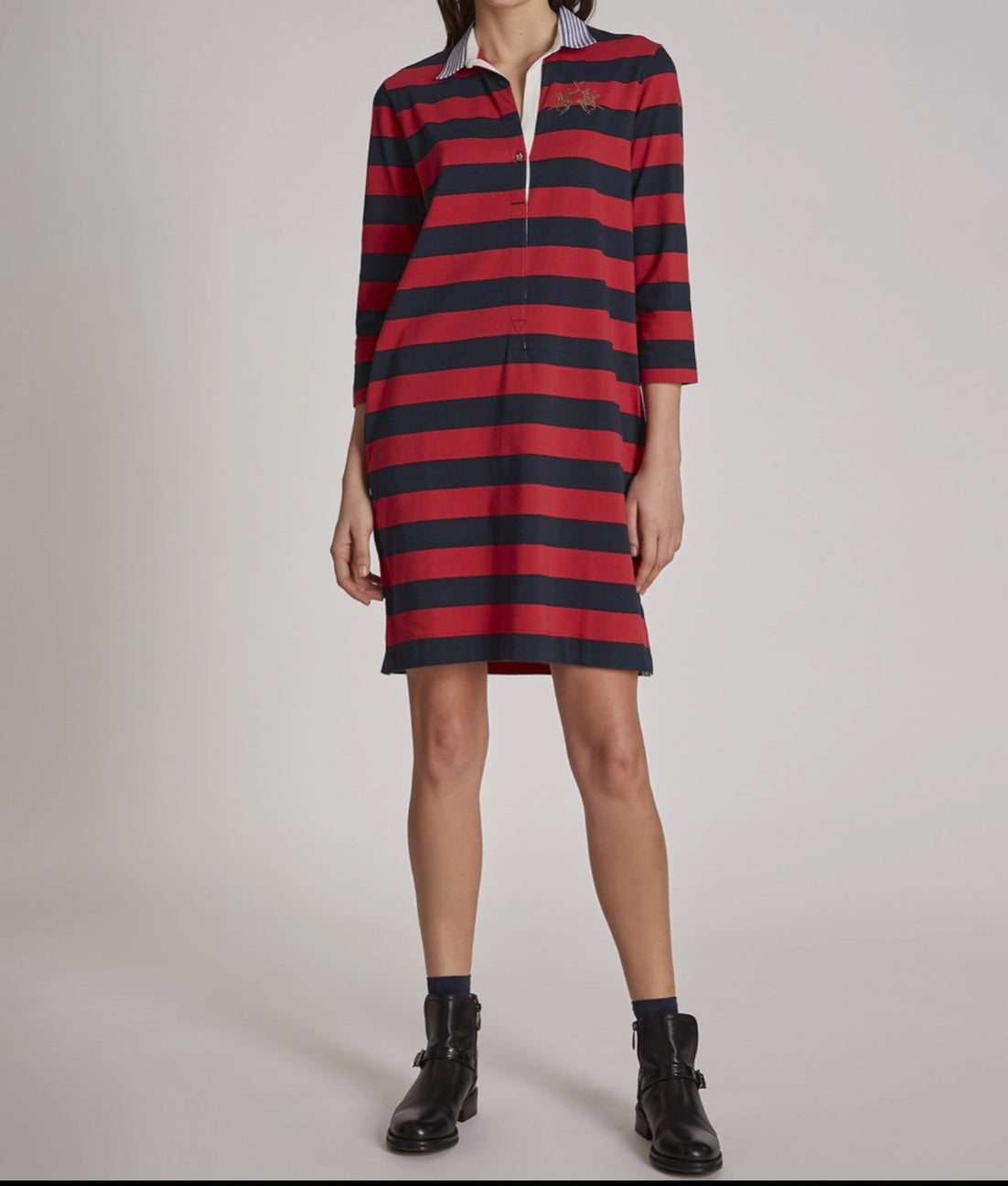 LA MARTINA WOMAN RUGBY DRESS SLEEVES TWD603