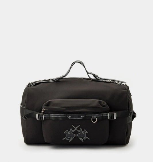 La Martina Technical canvas weekend bag five wave Matte MCA014