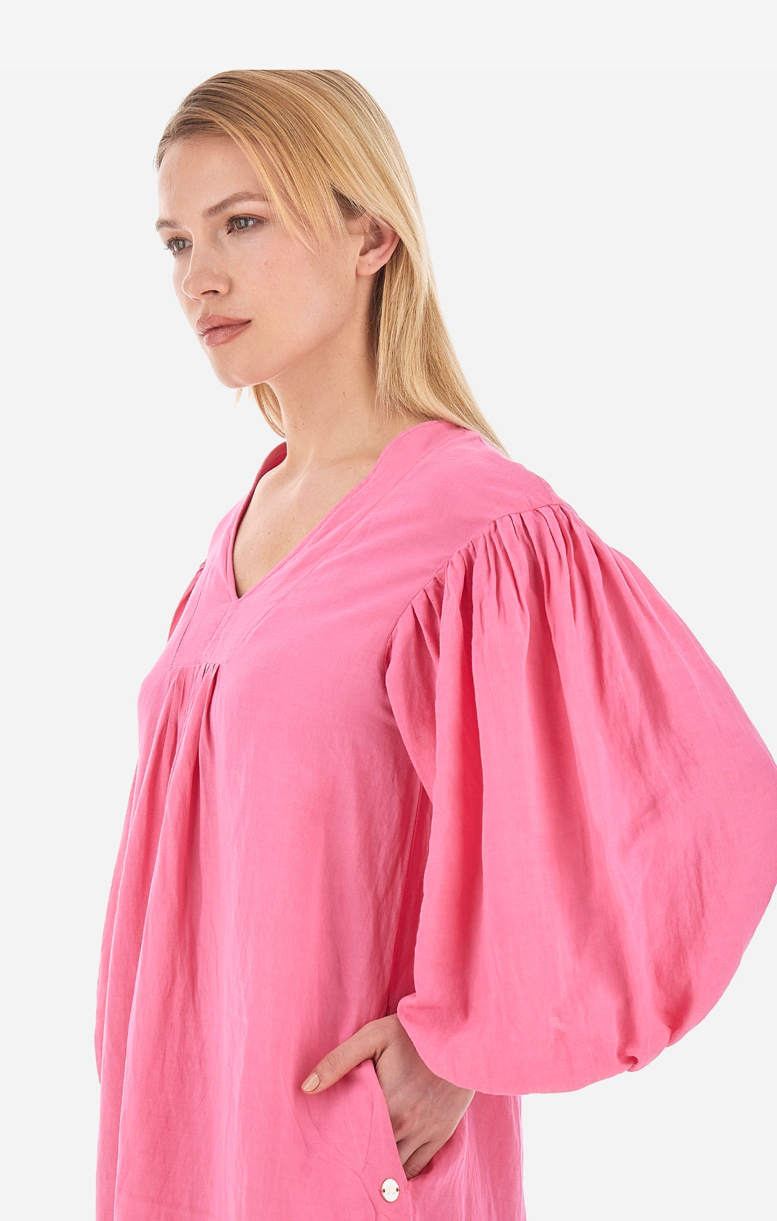 LA MARTINA WOMAN Linen dress VWD003