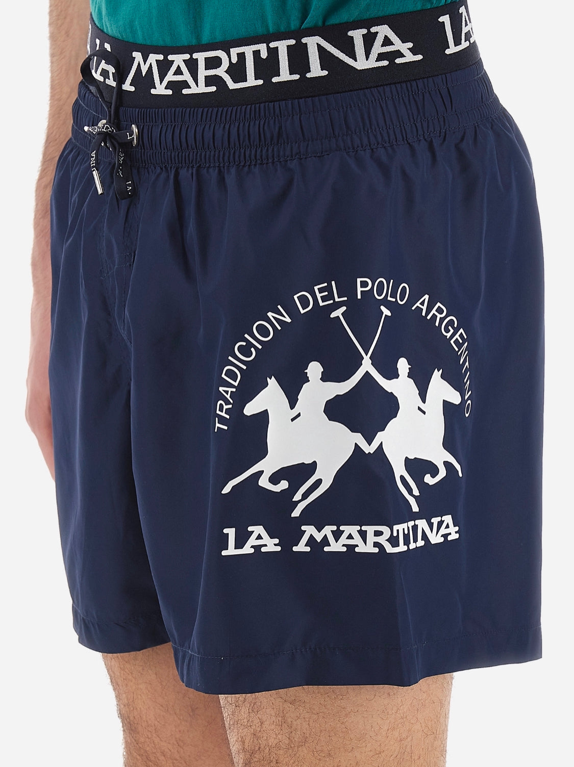 La Martina Swimming Suit White VMM300