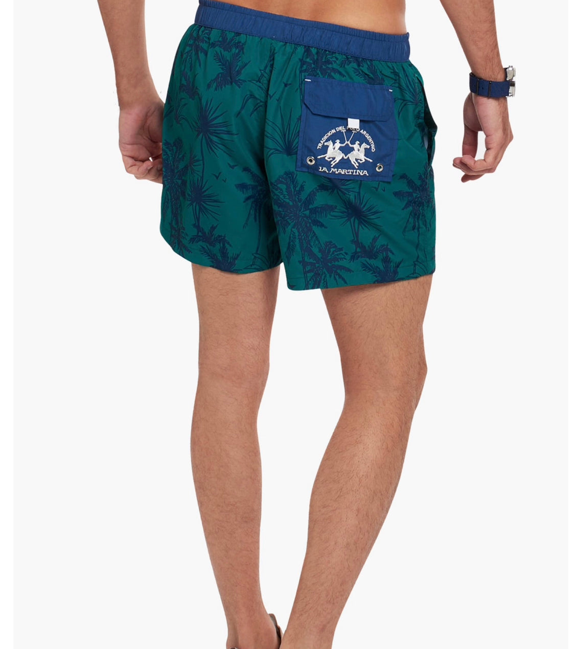 La Martina Swimming Suit Green RMM002