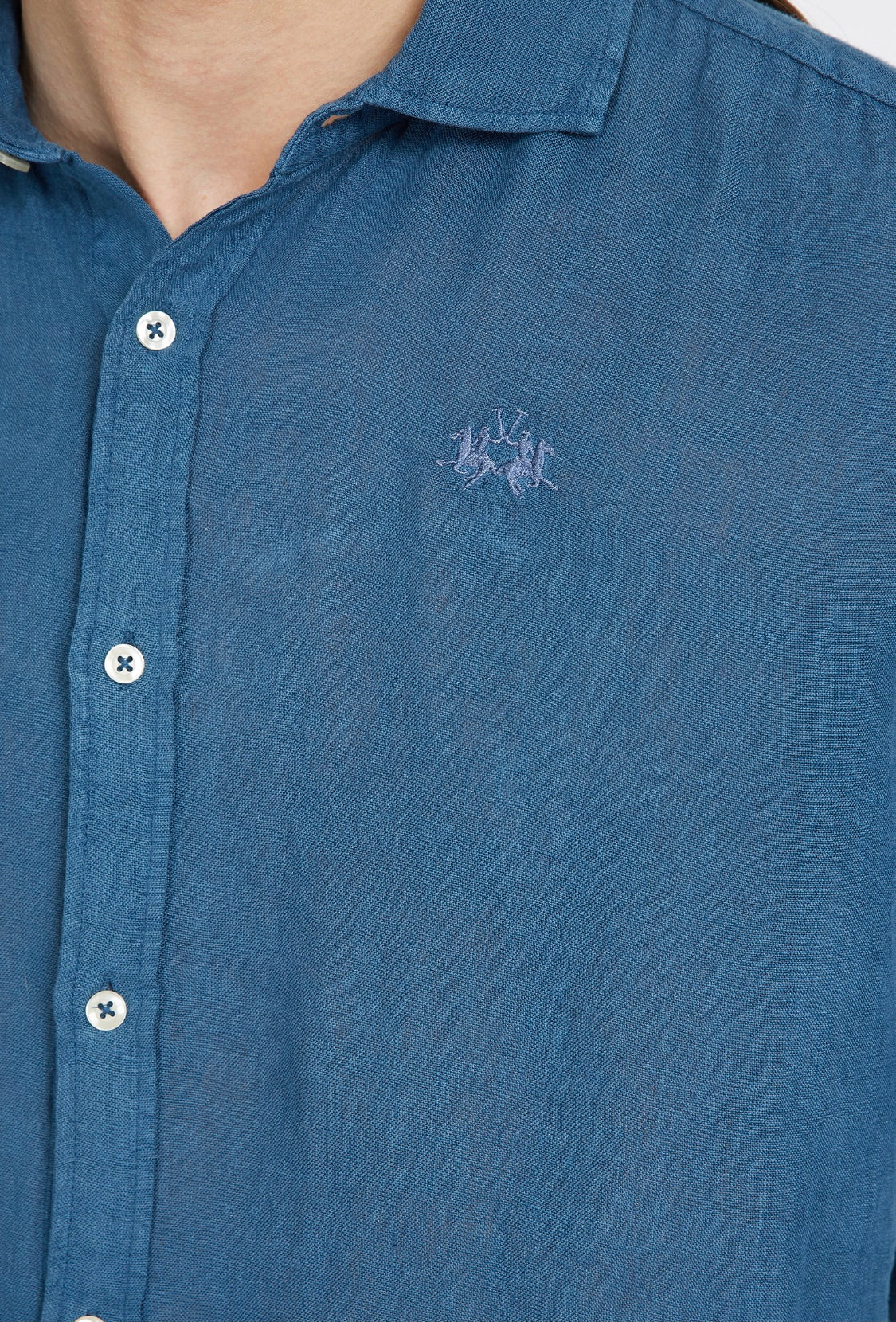 La Martina MAN Linen Shirt VMC007