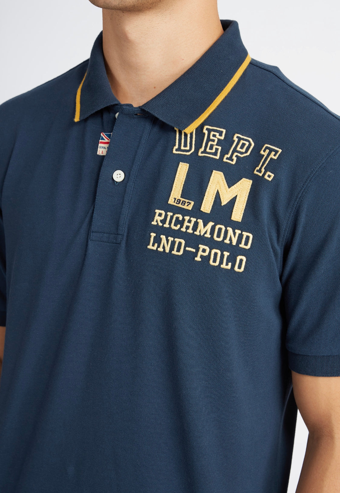 La Martina MAN COTTON piquet polo t-shirt VMP302